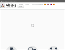 Tablet Screenshot of alfipa.de